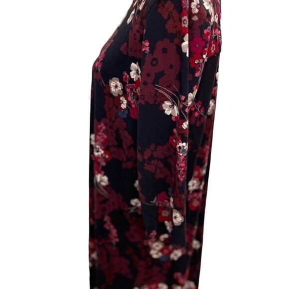 J. Jill Wearever Collection Floral Swing Dress 3/4 Sleeve size Medium - Picture 5 of 13